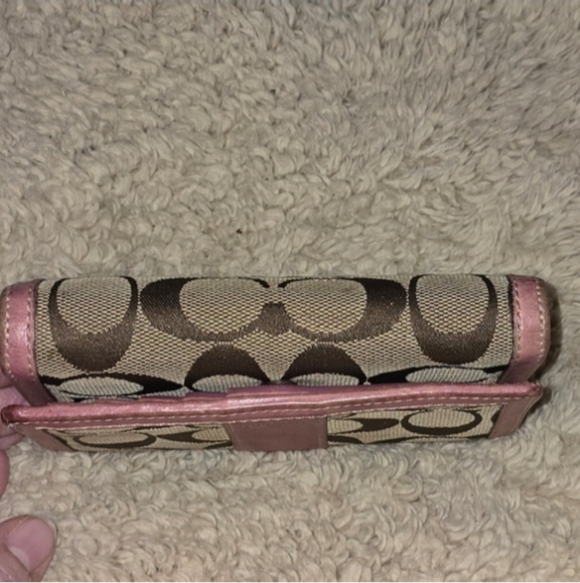 Coach Monogram Trifold Wallet - Picture 5 of 11